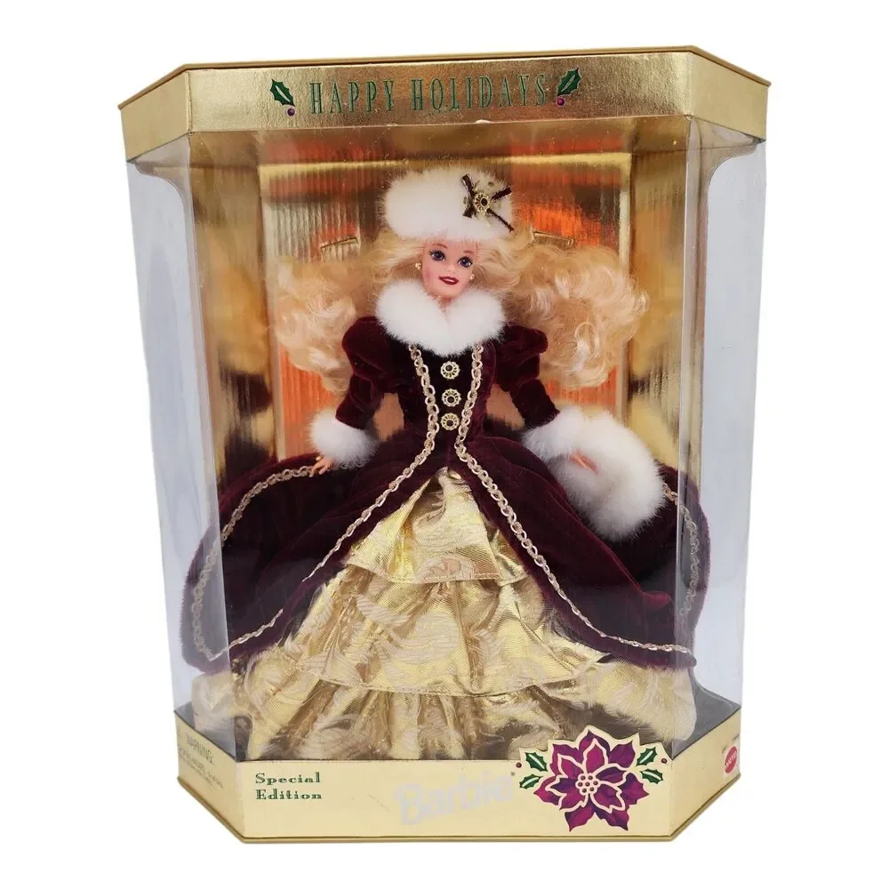 1996 Happy Holidays Barbie Doll #15646 Special Edition Mattel NIB NRFB Vintage